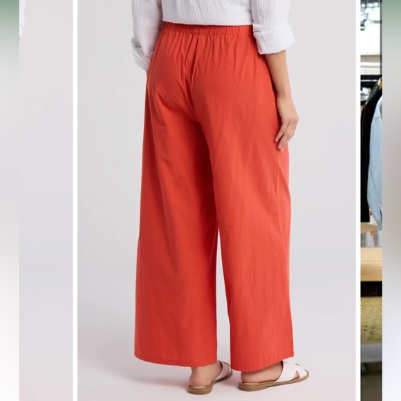 NWT Eileen Fisher Organic Linen Wide-Leg Pant - Picture 2 of 5